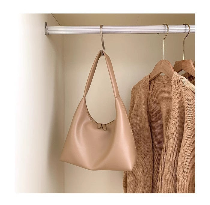 Simple versatile hobo bag for women, hand soft leather hobo bag, retro shoulder armpit bag - SJB-DIAMOND ELITES