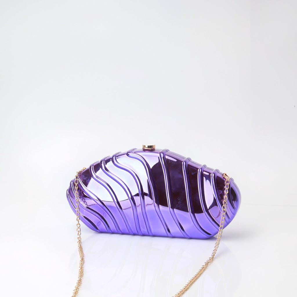 Acrylic Striped Minimalist Chain Banquet Bag, Evening Purse, Evening Bags for Women Formal, Clutch Purse, Clutch Purse Casual, - SJB-DIAMOND ELITES