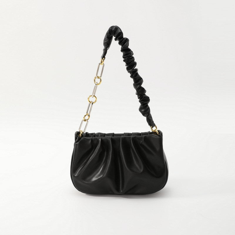 Small shoulder bag wrinkle feature with chain strap 8002 - SJB-DIAMOND ELITES