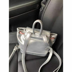Backpack Purse for Girls Teens, Female New Out Silver Backpack, Casual Backpack Purse - SJB-DIAMOND ELITES