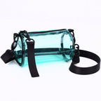 PVC waterproof drum crossbody bag, Transparent small crossbody bag, - SJB-DIAMOND ELITES