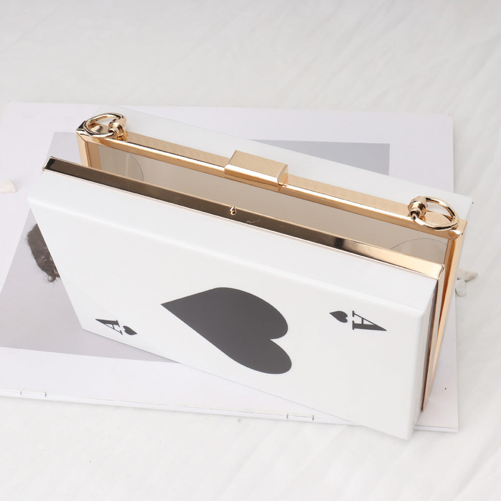 Spade A Versatile Chain Bag, Crossbody Square Bag, Acrylic Box Bag, Evening Purse, Clutch Purse, Clutch Purse Casual, Clutch Purse Party, Prom Bag, Party Purse, - SJB-DIAMOND ELITES