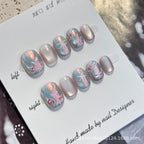 0940- Handmade press on nails fake nails removable