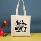 Canvas printed shoulder bag, fashionable and lightweight shopping bag, large-capacity cotton bag 2pcs hobo. - SJB-DIAMOND ELITES