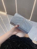 Girl texture diamond bag evening dress banquet hand bag cheongsam bag - SJB-DIAMOND ELITES