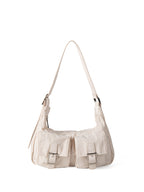 Design multi-pocket lightweight nylon shoulder armpit bag, women's versatile commuter handbag, women hobo bag small