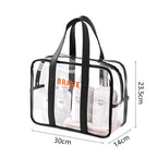 Waterproof beach bag, wet and dry separation fitness bag, toiletry bag, storage goggles, swimsuit swimming bag, Transparent Cosmetic Bag, - SJB-DIAMOND ELITES