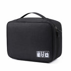 Data cable storage bag, large-capacity grid charger storage bag, mobile hard disk, earphone bag, travel portable waterproof digital bag. - SJB-DIAMOND ELITES