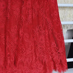 3Meters/lot Off White French Chantilly Lace Fabric , Eyelash Embroidery Lace Craft Bridal Veil Lace Accessory 150cm Width