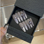 1034- Handmade press on nails fake nails removable