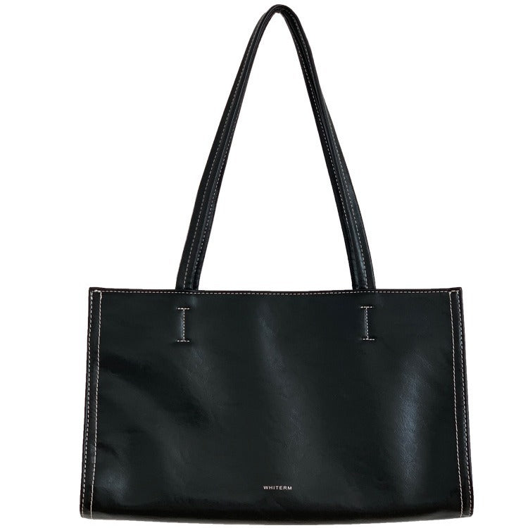 stylish tote bag, large capacity shoulder bag, tote bag chic, casual women's bag, commuter bag elegant classic - SJB-DIAMOND ELITES