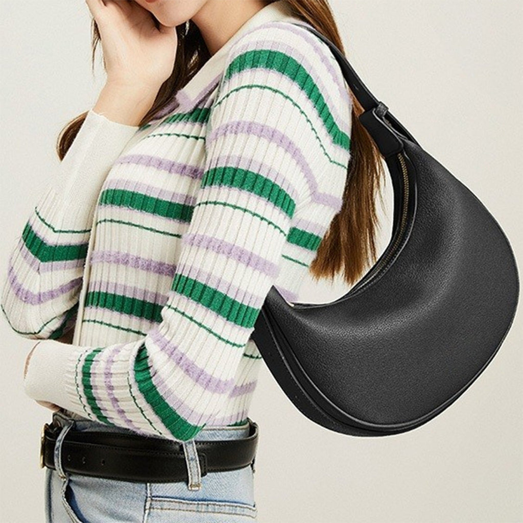 Half Moon Bag, Shoulder Strap Adjustable Shoulder Bag, Hobo Bag for Women - SJB-DIAMOND ELITES