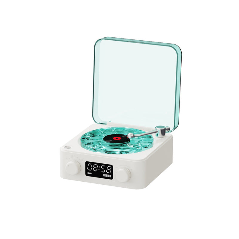 Retro Alarm Clock Bluetooth Speaker Wireless Pi-Mart