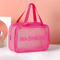 Frosted pu three-piece toilet bag, large-capacity pvc toiletries, translucent cosmetics, portable makeup bags,Makeup bags for women,Large makeup bag,Travel makeup bag, - SJB-DIAMOND ELITES