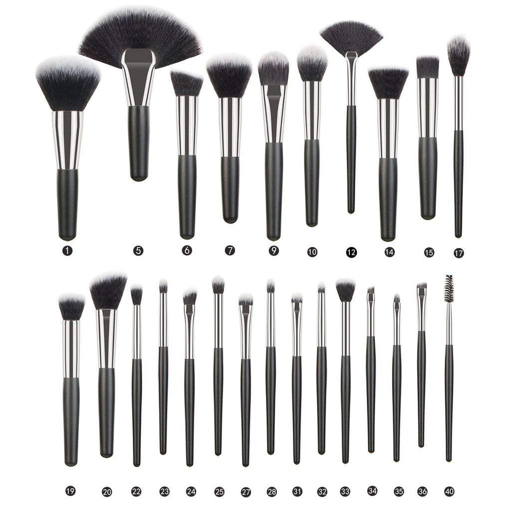 Animal Hair Makeup Brush Full Set Pi-Mart