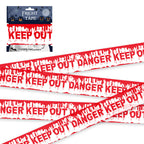 Halloween Warning Strip Tape - Plastic Isolation Decoration Tape for Horror Atmosphere - SJB-DIAMOND ELITES
