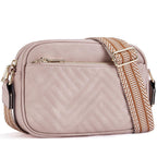 Vintage popular embroidered grid small women crossbody bag,Small Crossbody Purse for Women Triple Zip, - SJB-DIAMOND ELITES