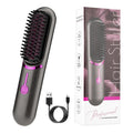 Wireless Straight Comb USB Charging Hairdressing Comb Rolls Pi-Mart