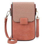 Women's Bag Casual Vertical Women's Mobile Phone Bag Straw Mini Shoulder Bag Fashion Crossbody Bag - SJB-DIAMOND ELITES