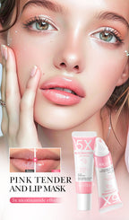 Remove Dark Lip Balm Lightening Melanin Mask Gloss Exfoliating Lip Pink Treatment Reduce Lip Lines Improve Dryness Moisturizing