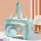 Large Capacity Transparent Wash Bag, Swimming Fitness Bath Bag, Cosmetics Storage Bag, Wet and Dry Separation Hand Shoulder Travel Bag for College Dorm Camp GymTransparent Cosmetic Bag, - SJB-DIAMOND ELITES