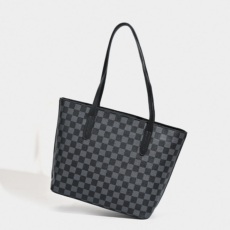Light luxury oversized shopping bag, women's versatile portable tote bag, shoulder bag - SJB-DIAMOND ELITES