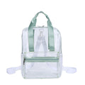 Waterproof PVC Backpack Purse with Clear Design, Durable and Stylish, Perfect for Travel, School, and Everyday Use School Bag Summer Waterproof PVC Beach Bag - SJB-DIAMOND ELITES