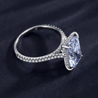 S925 Sterling Silver Simulation Diamond Ring Pi-Mart