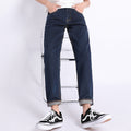 Autumn Dark Blue Loose Trendy Casual Jeans Lootquake LLC