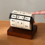Wheel Calendar Large Rotating Desktop Decoration Pi-Mart