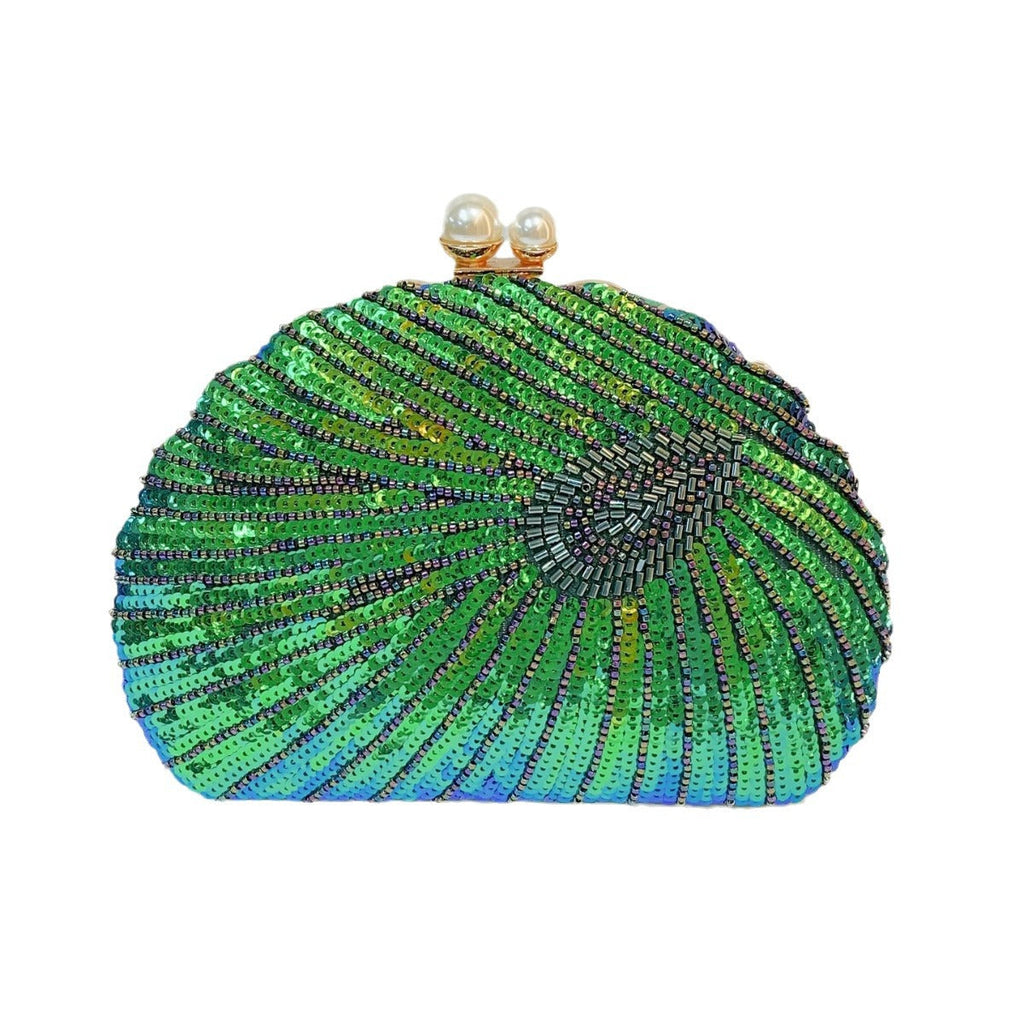 Elegant Retro Craft Beaded Evening Bag – Stylish Clutch Purse for Prom, Party, and Special Occasions – Perfect Prom Bags Clutches with Sparkling Beadwork - SJB-DIAMOND ELITES