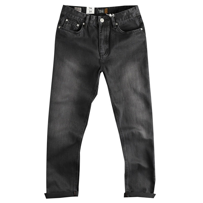 Fashion American Washed Black Gray Jeans Men Lootquake LLC