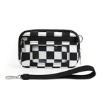 Transparent PVC Large Card Bag – Wrist Bag with Compartments for Bank Card & Change Storage, Portable Wristlet Purse