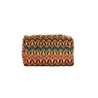 Woven cosmetic bag, change lipstick storage bag, portable cosmetic bag retro m travel travel square bag small - SJB-DIAMOND ELITES