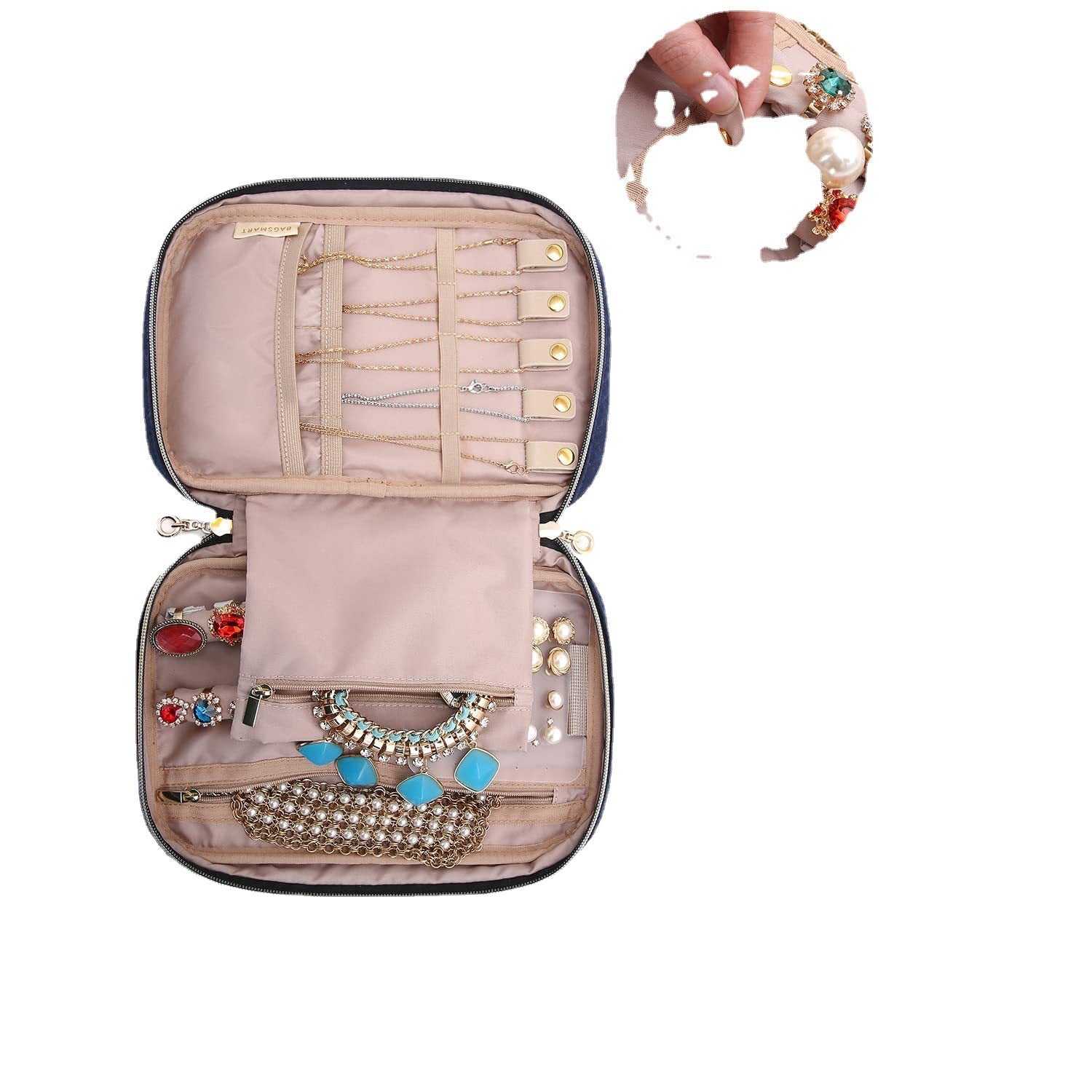 Jewelry Storage Box, Earrings Ring Set Jewelry Bag, Jewelry Storage Bag - SJB-DIAMOND ELITES
