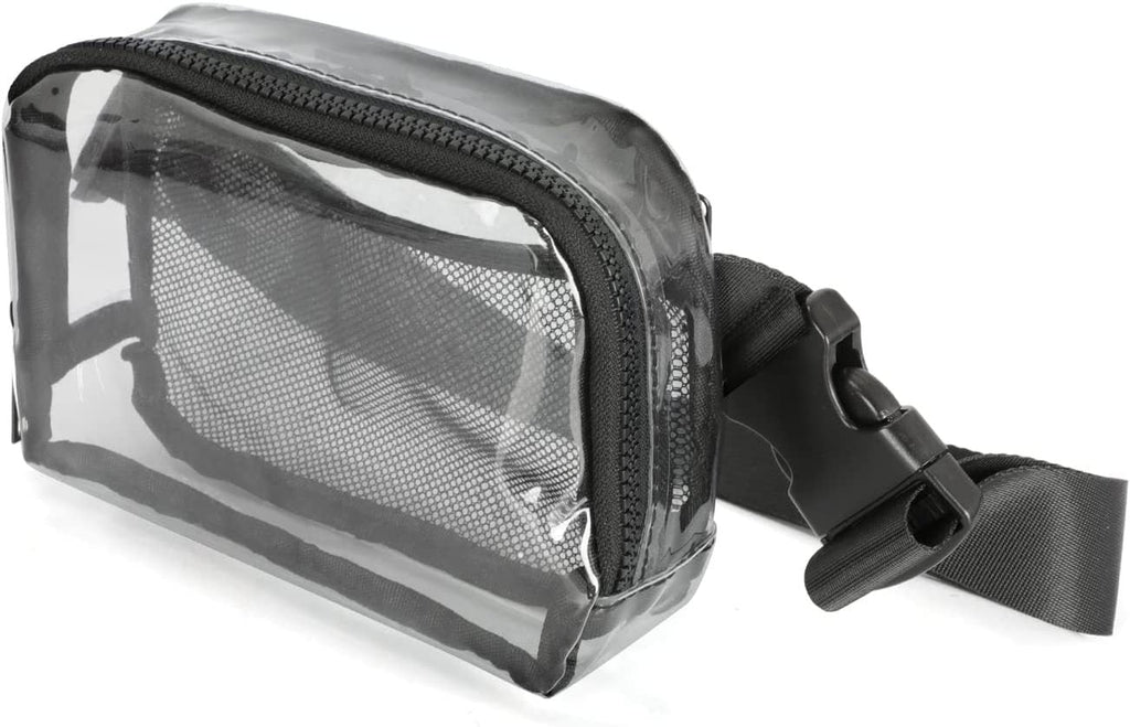 Waterproof Fanny Pack – Transparent Small Crossbody Belt Bag with Adjustable Shoulder Strap, Ideal for Festival, Hiking, Concerts, and Travel, Stadium Approved Waist Bag - SJB-DIAMOND ELITES
