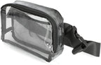 Waterproof Fanny Pack – Transparent Small Crossbody Belt Bag with Adjustable Shoulder Strap, Ideal for Festival, Hiking, Concerts, and Travel, Stadium Approved Waist Bag - SJB-DIAMOND ELITES