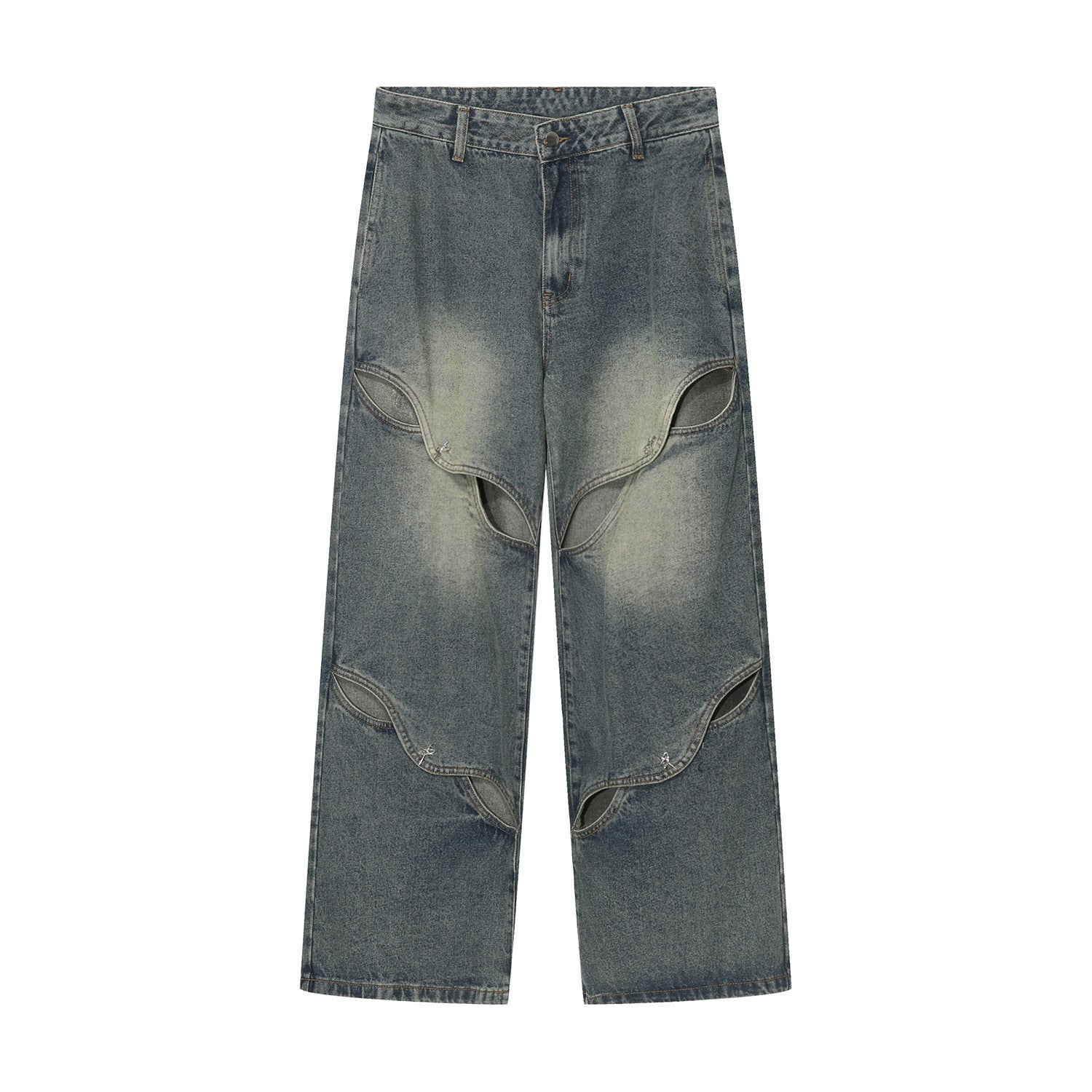 Spring And Summer Casual Wide Leg Hollow Baggy Pants Lootquake LLC