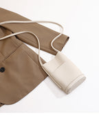 Casual crossbody mobile phone bag, simple red cute mini vertical bag, change bag female - SJB-DIAMOND ELITES