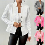 Button Pattern Small Suit Jacket Pi-Mart