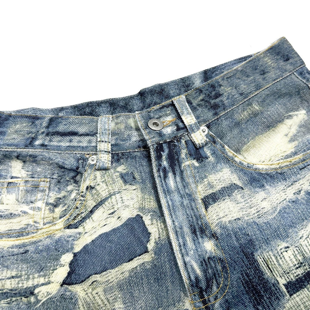 American Street Fashion Ripped Cool Loose Denim Trousers Lootquake LLC