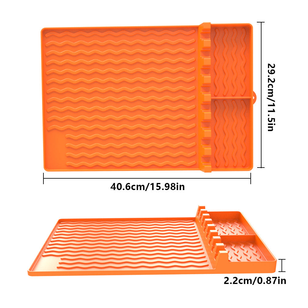 Oven Silicone Baking Tray Dustproof Cleaning Pad Barbecue Protective Pad Kitchen Gadgets Pi-Mart