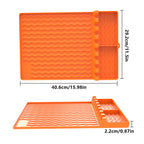 Oven Silicone Baking Tray Dustproof Cleaning Pad Barbecue Protective Pad Kitchen Gadgets Pi-Mart
