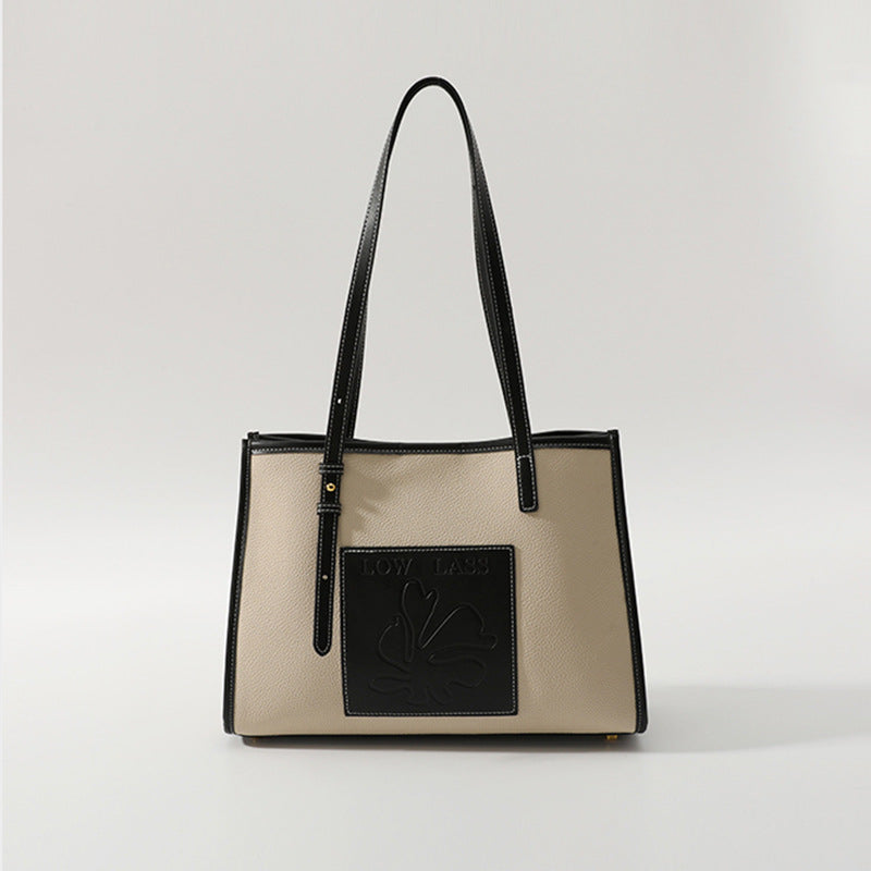 Women tote bag trendy fashion simple large capacity ladies shoulder bag 8001 - SJB-DIAMOND ELITES