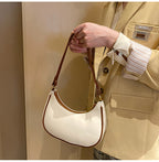 Elegant Small Shoulder Purse – Stylish Underarm Bag & Half Moon Bag for Women, Perfect Autumn Hobo Shoulder Handbag