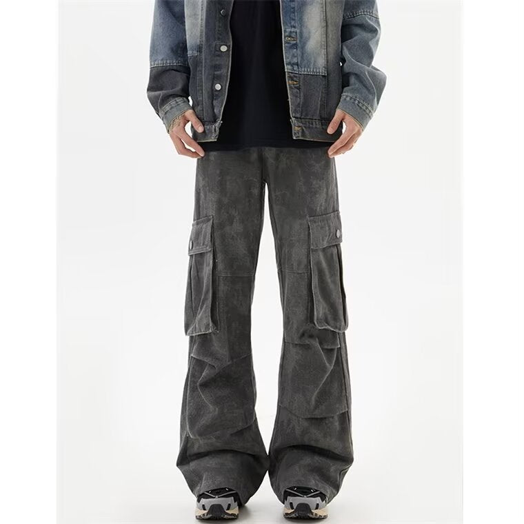 High Street Pu Shuai Camouflage Slacks Male Autumn Trousers Lootquake LLC