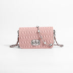 Simple female bag trendy embroidery purse with diamond chain single shoulder purse crossbody - SJB-DIAMOND ELITES