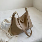 Hobo bag for women, solid color fashion large capacity shoulder bag, crossbody bag casual versatile commuter tote bag - SJB-DIAMOND ELITES