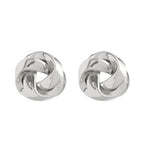 All-match Twisted Alloy Stud Earrings For Women