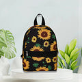 Sunflower pattern backpack, large capacity lightweight backpack purse, travel goods nylon storage backpack - SJB-DIAMOND ELITES